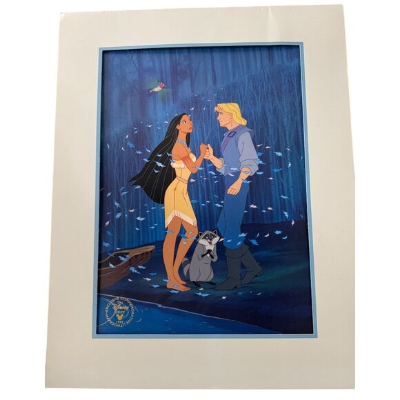 Pocahontas Exclusive Commemorative Lithograph 1995 Disney - Picture 1 of 6